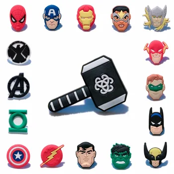 

1PCS Marvel Avengers PVC Cartoon Icon Brooch Pins Badge Anime Figure Super Hero Pins Button Badge Backpack Clothes Hat Decor