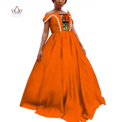 Африканский принт платья для женщин с коротким рукавом Дашики женщин Базен riche длинное Хлопковое платье африканские вечерние платья