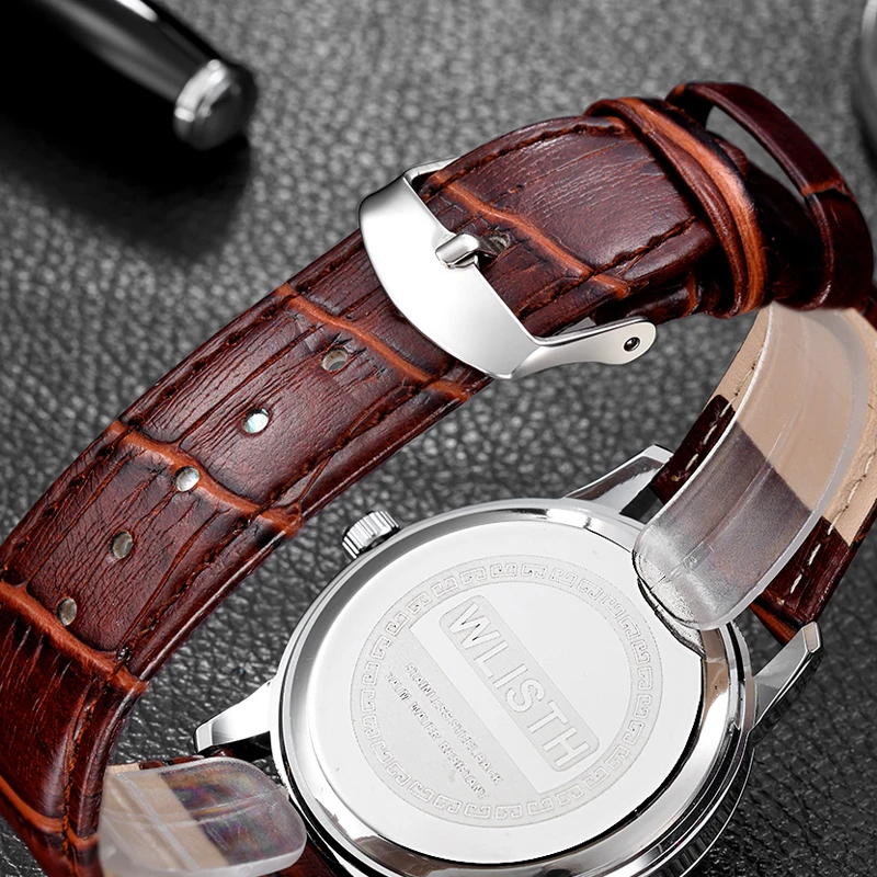 Мода любовника наручные часы, женские, мужские часы Повседневное коричневый кожаный ремешок пару часы лучший выбор для пары часы reloj mujer