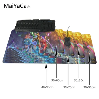 

MaiYaCa 300x800x2mm LoL Arcade Logo Extended Gaming Wide Large Mouse Pad Big Size Desk Mat New Year's Gift