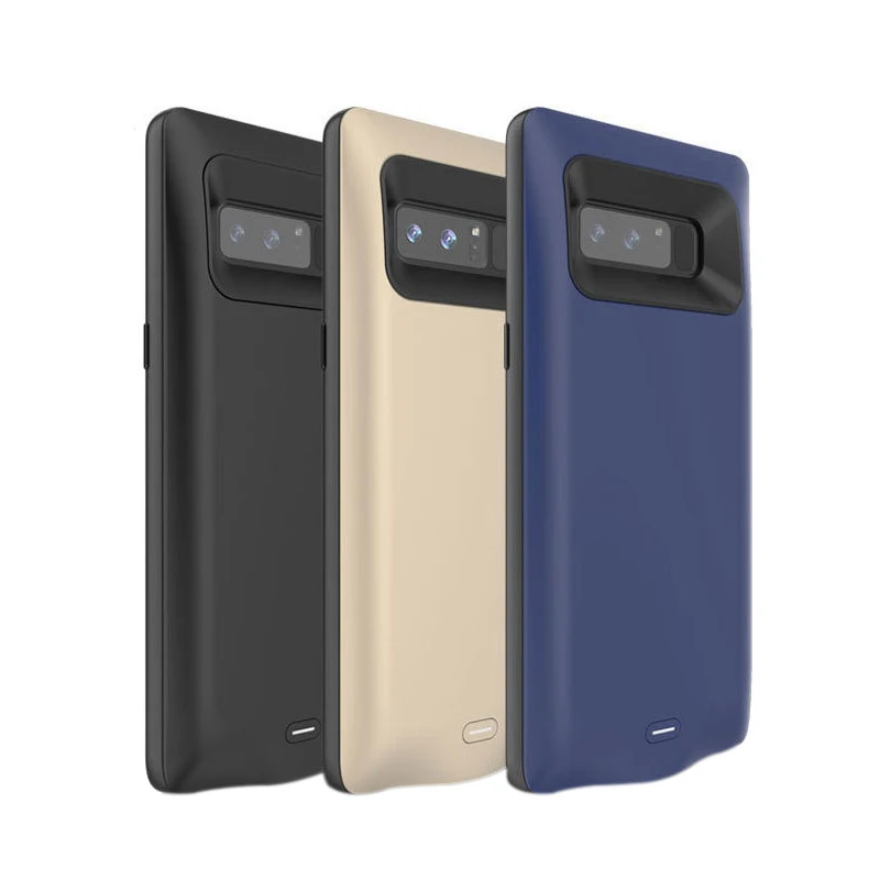 

100% Top Newest Battery Charger Case For Samsung Galaxy Note 8 Battery Case Power Bank Pack External Charger Cover Charge Note8
