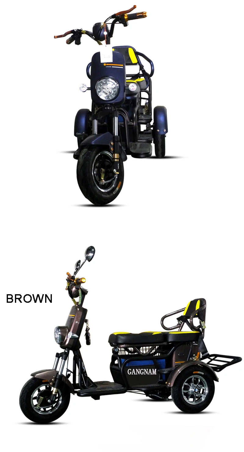 Электрический скутер, литиевый аккумулятор для трицикла, много цветов, безопасное транспортное средство для отдыха, складная установка для взрослых пожилых людей
