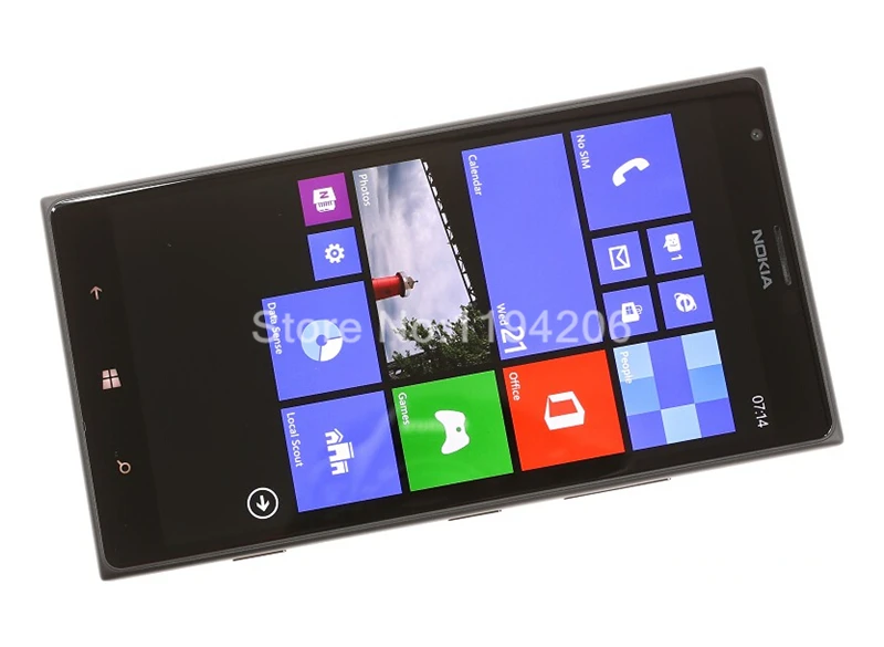 Nokia Lumia 1520 Windows 8 четырехъядерный 2 Гб ОЗУ камера 20MP NFC Bluetooth 4,0 gps 3g 4G мобильный телефон