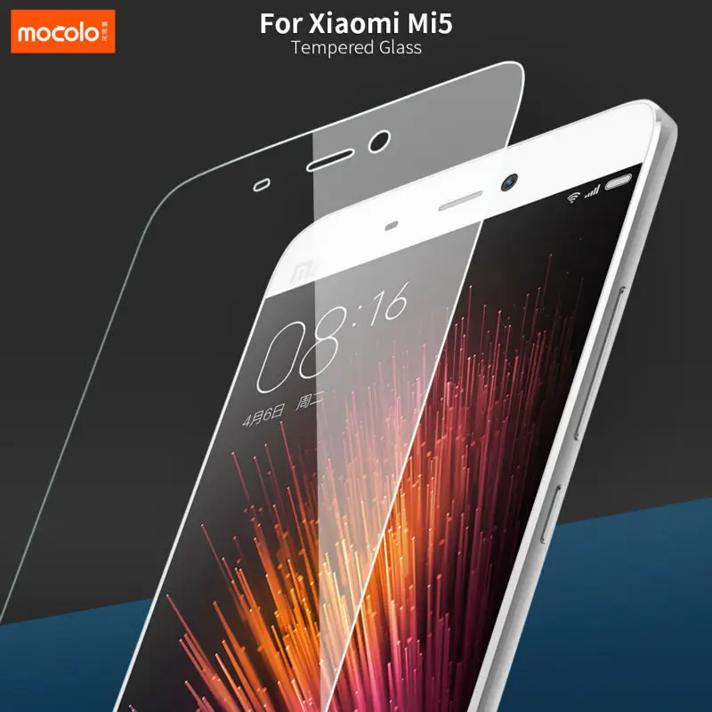 For Xiaomi mi5 Tempered glass Screen Protector 9H 2.5D 0.26mm Hardness Explosion Premium Proof glass film for xiaomi mi5 m5 mi 5