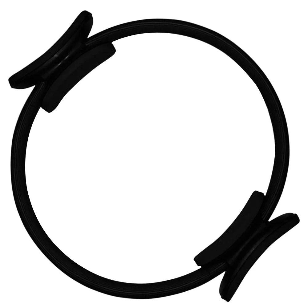 Двойное сцепление кольцо для йоги пилатеса круг для йоги Мышцы Бодибилдинг Упражнение Крытый Пилатес кольцо фитнес инструмент Прямая поставка - Цвет: Черный