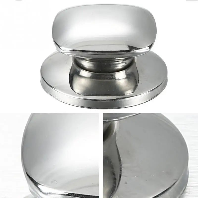 

Hot Universal Square Kitchen Tool Stainless Steel Cookware Pan Pot Glass Lid Cover Handle Knob Handgrip Grip Drop Shipping #1010