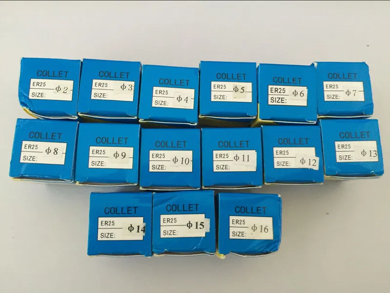 

1PCS Precision ER25 Spring Collet Set (From 2mm-16mm) for CNC milling tool