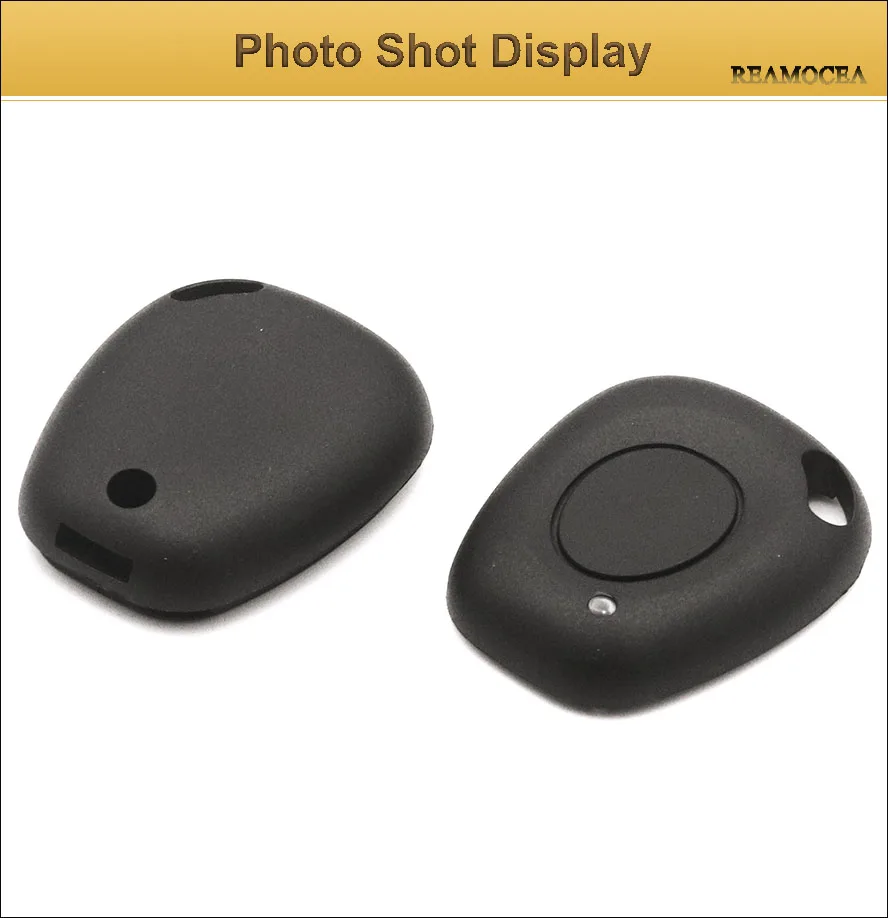 Reamocea Remote Control Car Key Case Shell 1 Button Uncut Blade For Renault Megan Clio Scenic NO Chip Keyless Entry Fob Case (9)