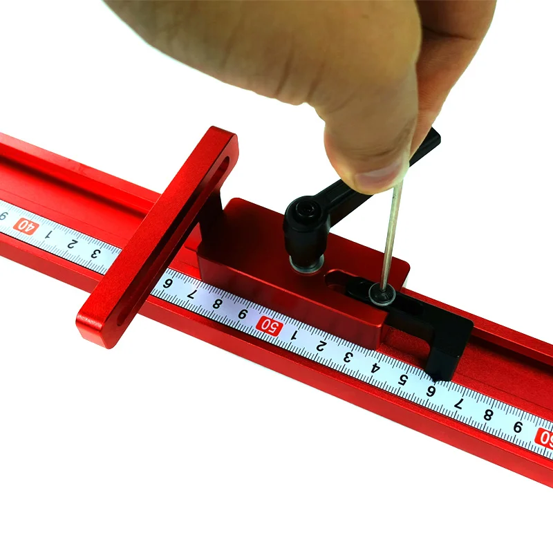 

Durable Miter Track Stop for T-Slot T-Tracks Woodworking DIY Manual Tool Hogard FE27