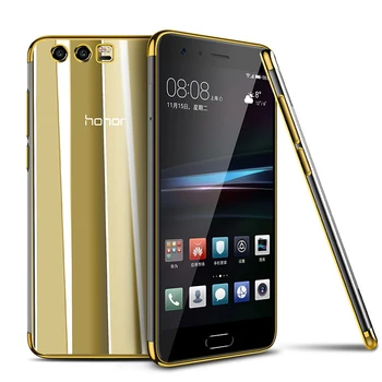 

500pcs Gilded Eletroplate Soft TPU Case For Huawei Honor 20 Pro Note 10 Lite V20 8C 8S 9X 8X Max 8A Play 20i 3 in 1 Slim Cover