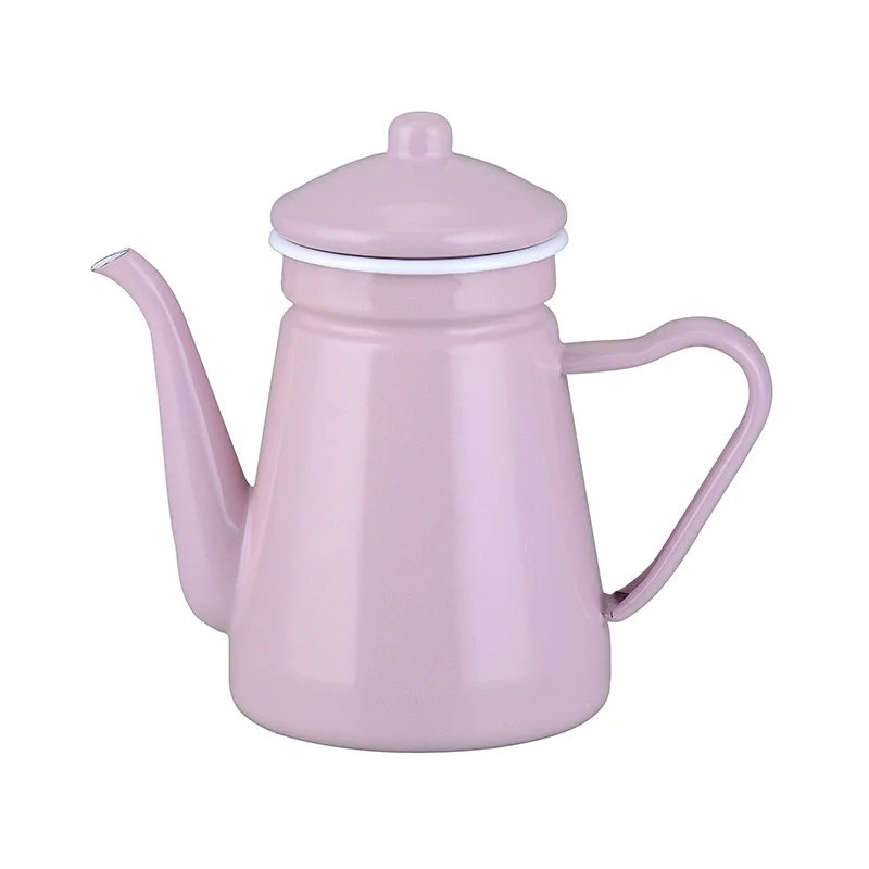 

Tea Kettle Enamel Pot Waterkoker Teapot Vintage Home Decor