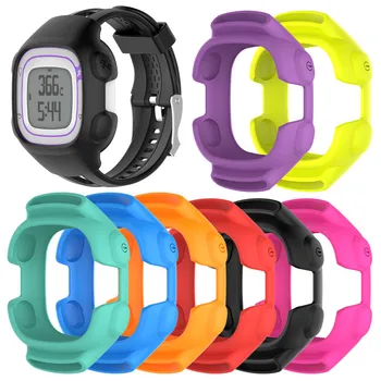 

New Soft Silicone Smart Watch Protective Case Cover for Garmin Forerunner 10/ forerunner15 Watch Protective Skin Case two Size
