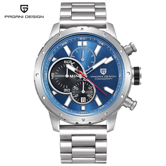 Men Waterproof Chronograph Quartz Watch Luxury Brand 2