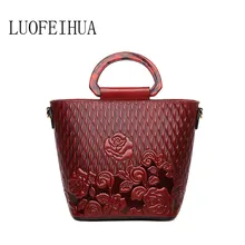 LUOFEIHUA женские сумки из натуральной кожи для женщин новые роскошные сумки с тиснением бренд сумки женские сумочки женские сумки дизайнерские сумки