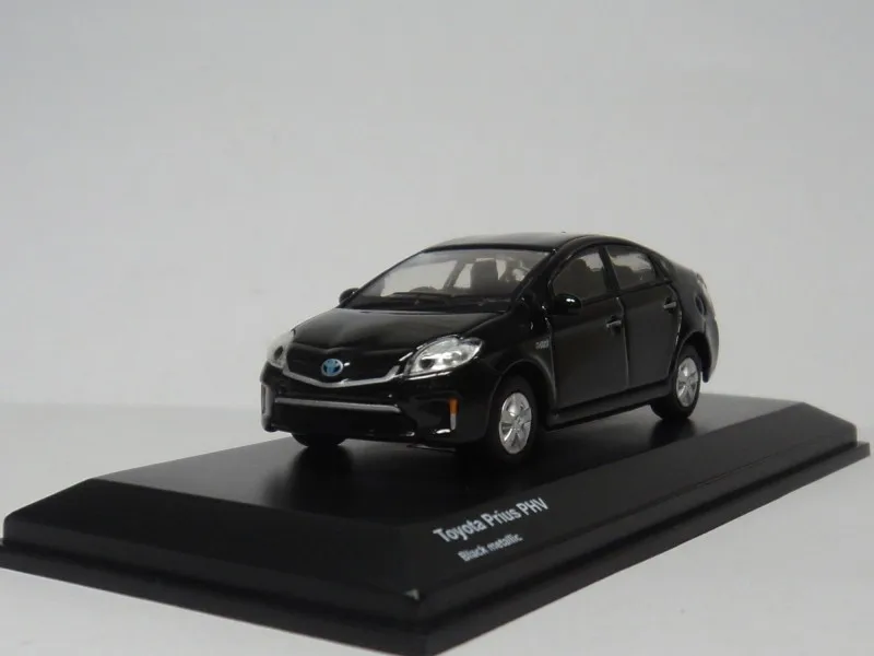 

kyo sho 1:64 Toyota prius PHV Hardcover edition Black boutique alloy car toys for children kids toys Model Original package
