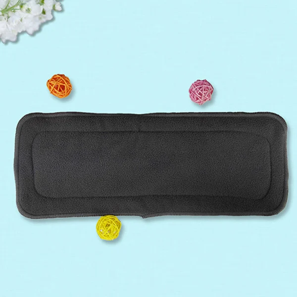 Fraldas do Bebê Forro de Bambu Cuidados com o Bebê Novo Camadas Inserções Pano Cinza Macio Reutilizável Lavável Confortável Infantil Fralda 10 Pçs 4 12 bebê forro de bambu inserções pano cinza
