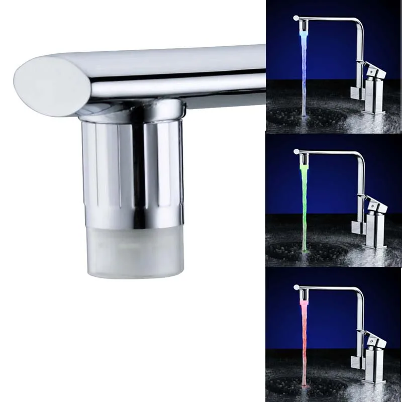 Temperature Sensor Led Faucet Extender For Bathroom Kitchen Faucet