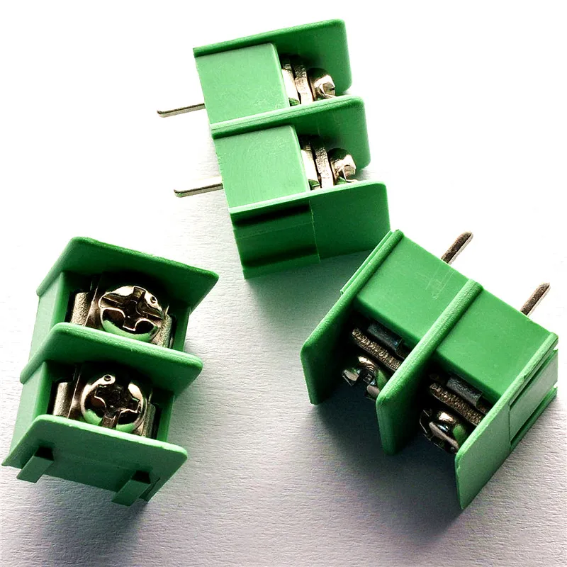 100PCS KF7.62 2P 7.62mm pitch pcb screw block Splice connector terminal