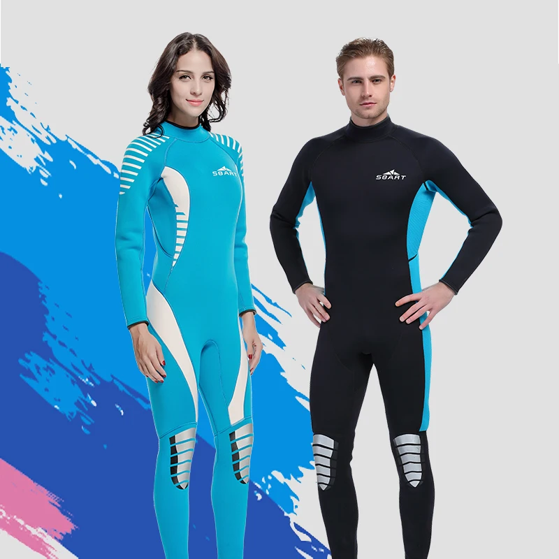 SBART Neoprene Triathlon Wetsuit 3MM Surfing One Piece Wetsuit Women