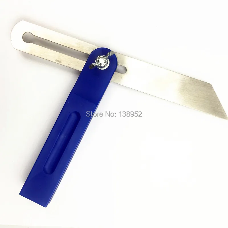 2 in 1 Angle Rulers Gauges Tri Square 230mm 9inch Sliding T-Bevel Level Measuring Tool