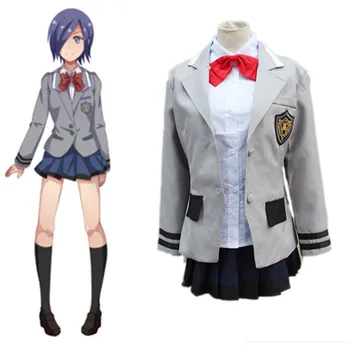 

Takerlama Anime Tokyo Ghoul Touka Kirishima Uniform Cosplay Costume Kirishima Toka Full Set School Uniform Halloween Uniform