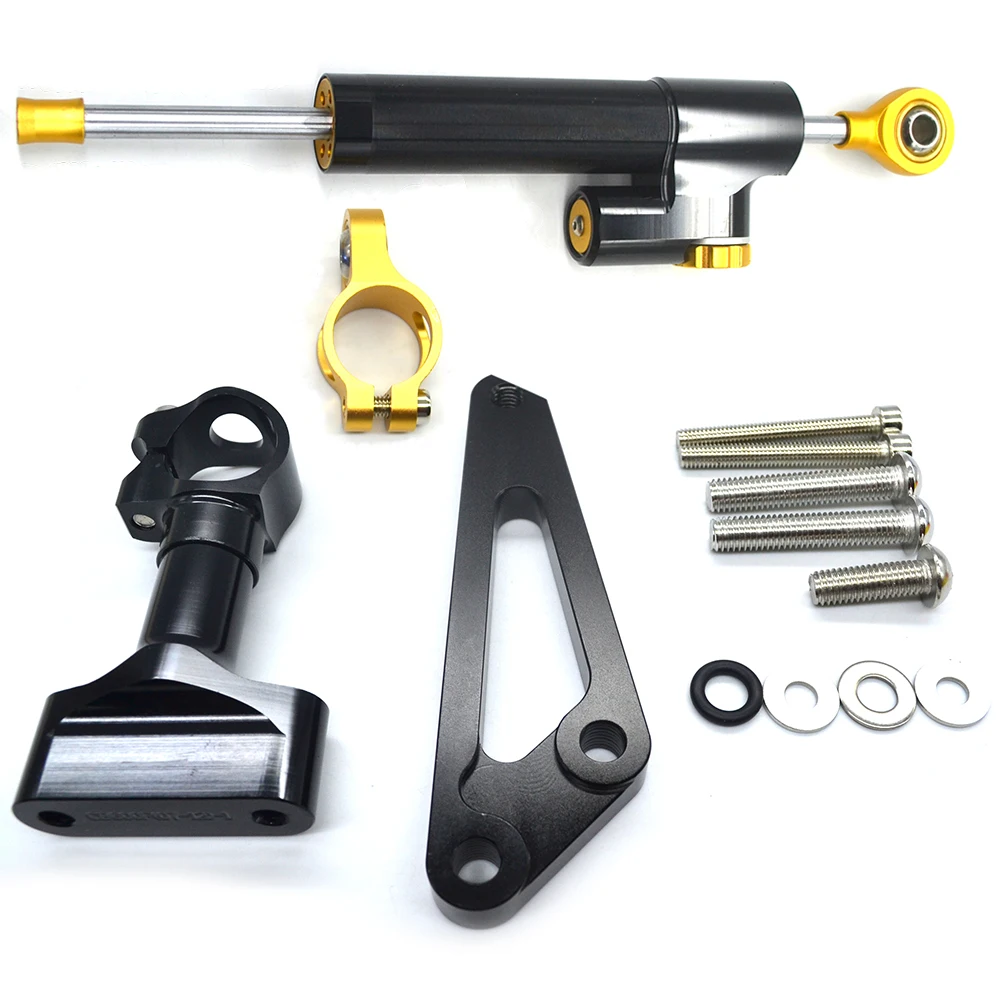 

Motorcycles Steering Stabilize Bracket Mount Support Kit One Set For HONDA CB600F 2007-2016 HORNET 2007-2016