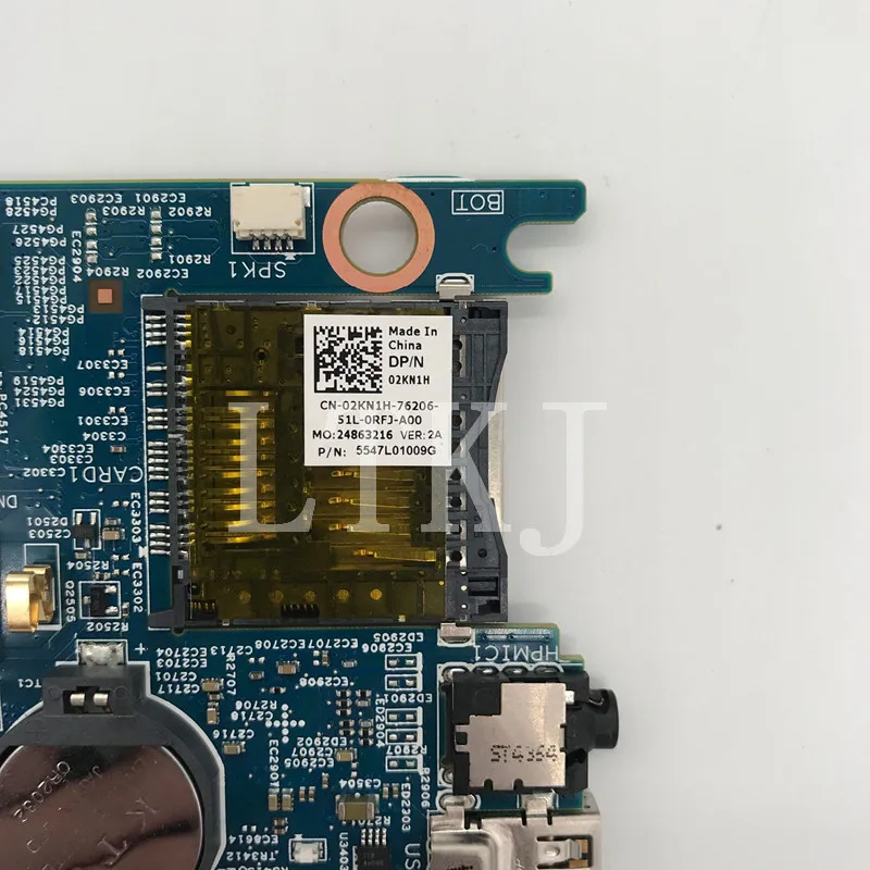 Высокое качество для 7537 материнская плата ноутбука CN 02KN1H 2KN1H 12311 2 W/SR16Z I7 4500U CPU GT750M