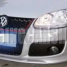 Неокрашенный V-STYLE ПУ, передний бампер спойлер для W JETTA 5 MK5 2005-2010 V011F