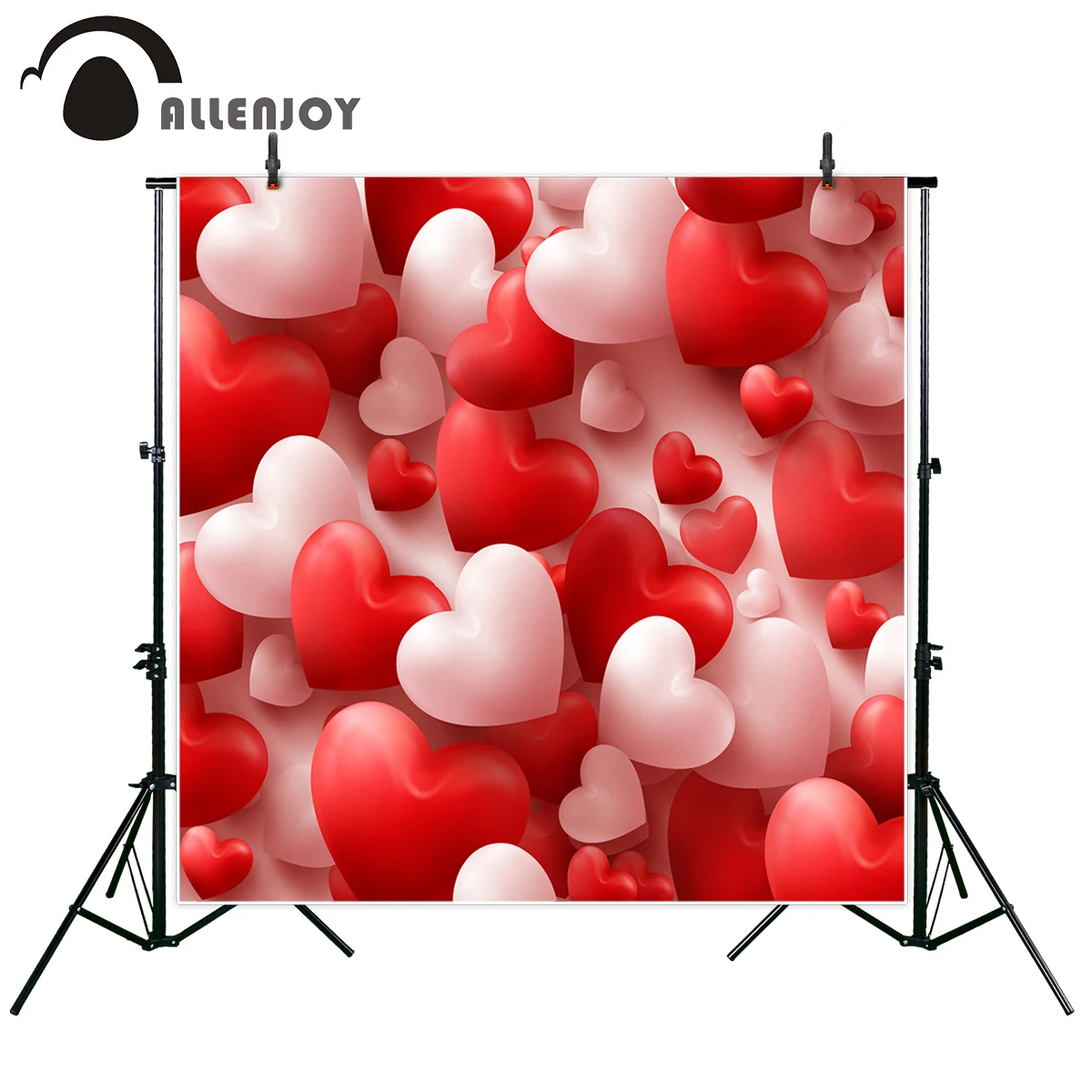 

Allenjoy valentine day backdrops photography red pink love heartland party Photographic backgrounds for photo shoots photocall