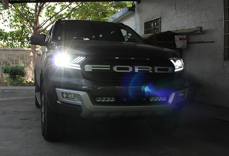 Автомобильная фара для Ford Ranger Everest Endeavour фары- светодиодные ходовые огни луч HID