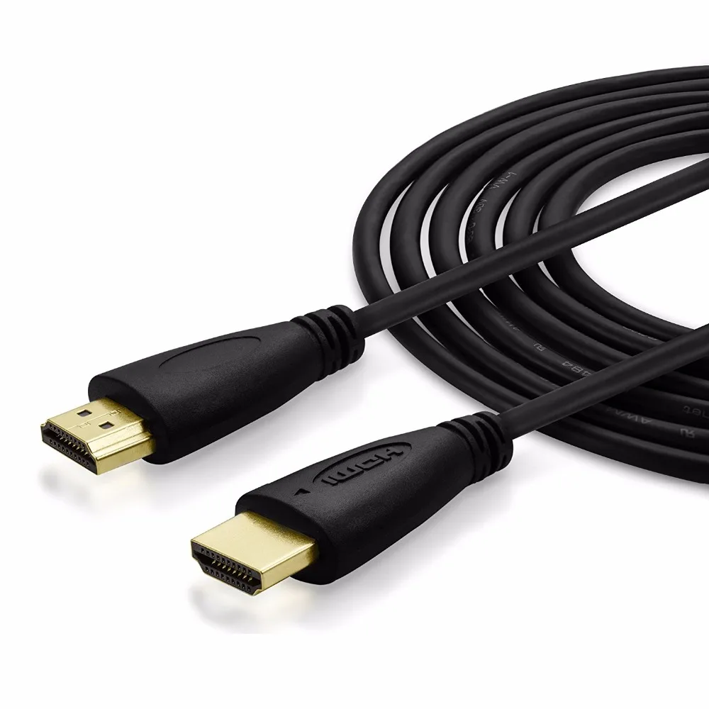 

1pcs HDMI Cable Male-Male HD 1080P High speed Gold Plated Plug 1.4 V 3FT 9FT 0.3M 1M 2M 3M 5M 7.5M 10M for HD LCD HDTV XBOX PS3