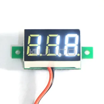 

Digital Tester 0.36" White Led Voltmeter DC 2.50~32V Voltage Meter DC 12V 24V Volt Meter for Car/Motorcycle/electronic equipment