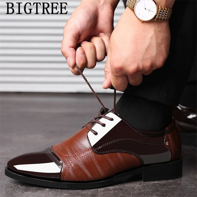 

Italian Fashion Formal Shoes Men Wedding Dress Office Suit Men Shoes Leather Oxford Shoes For Men Chaussure Homme Sapato Social