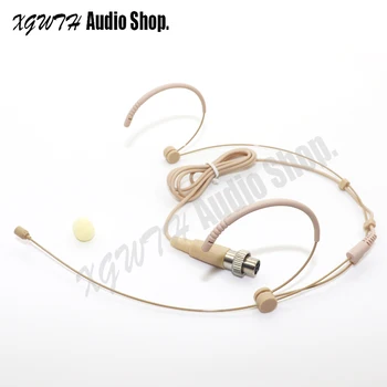 

Headset Microphone for MiPro Wireless System Condenser Cardioid Headworn Mic TA4F Lock mini XLR 4-Pin Connector Profession