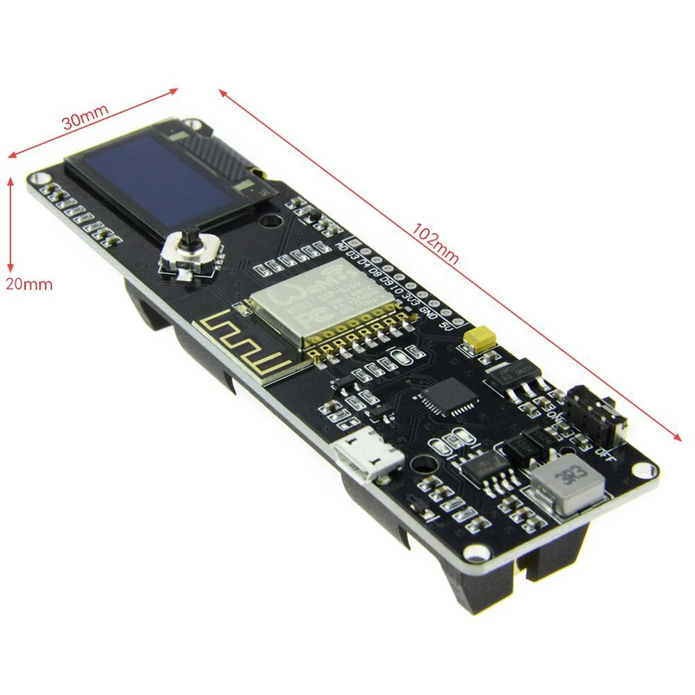 Esp8266 Oled Preflashed Совет по развитию экран 0,96 дюйма Oled версия-Esp8266 + 0,96 дюйма Oled