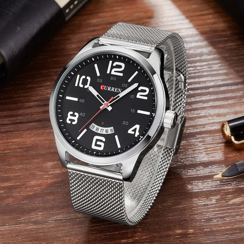 

Curren Watches Men Top Brand Luxury Cow Quartz-Watches Sport Men's Watches Waterproof Relogio Heren Hodinky 8236