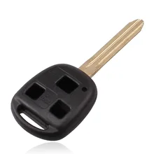New Replacement For Toyota Camry 3 Buttons Remote Key Shell Car Keys Blank Case With Toy43 Blade