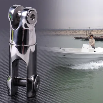 

CITALL 1pc Stainless Steel Anchor 1/4"- 5/16" Chain 360 Degree Swivel Chain Connector for Marine Boat
