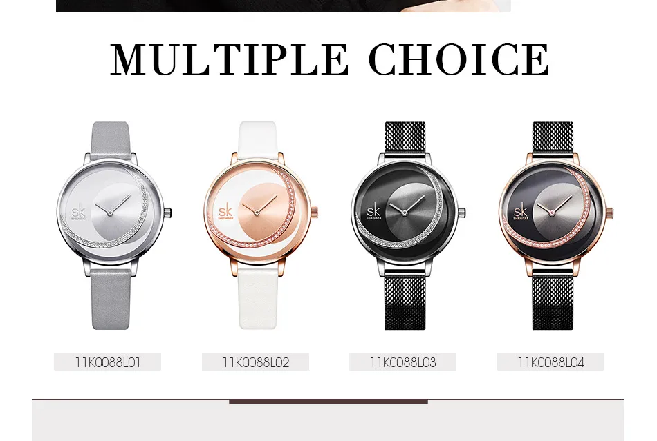 Shengke кристалл браслет женские часы люксовый бренд женские часы SK модные женские часы женские креативные часы Reloj Mujer