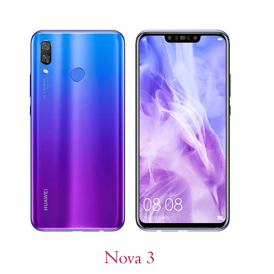Nova 3 Задний тыловой объектив камеры стекло Замена для huawei Nova 2 2S плюс 2i Nova 2 lite Nova 3 3i 4 4E Nova3 Nov3i Nova4 - Цвет: Nova 3