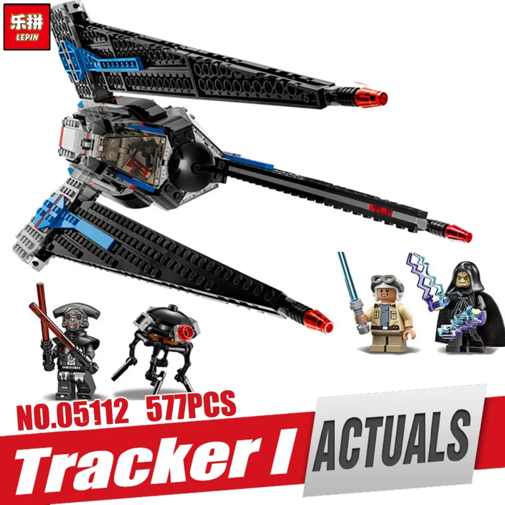

Lepin 05112 Star series The Tracker Wars Model I Fighter Children Educational Building Blocks Bricks Legoing 75185 Christmas Toy