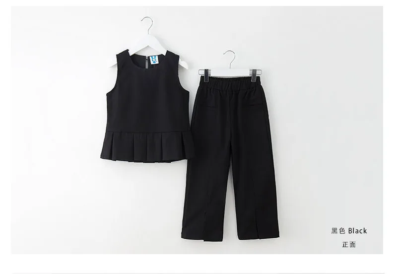 Big Girls Pants Set Teen Girl Clothing 2019 Little Girls Summer Outfit Black Pink Vest Tops And Pants 2 Pcs Kids Clothes Sets  3 4  4 5 6 7 8 9 10 11 12 13 14 15 years toddler  teenage outfits for girls summer clothes kids (11).jpg