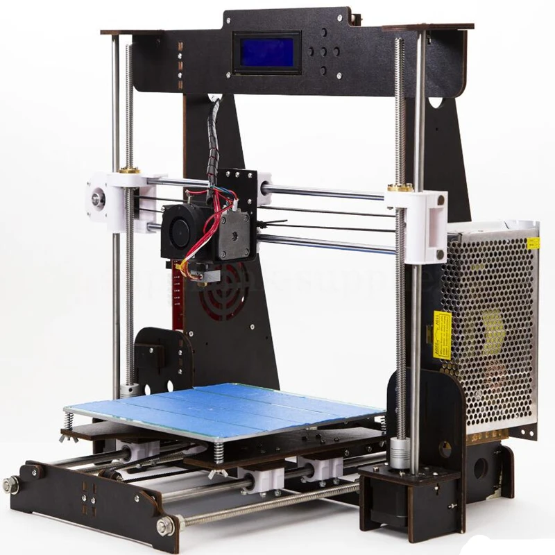 Zrprinting W5 3d принтер DIY Высокая точность рабочего стола Prusa i3 комплект ЖК-экран принтер самостоятельное обновление питания сбой печати