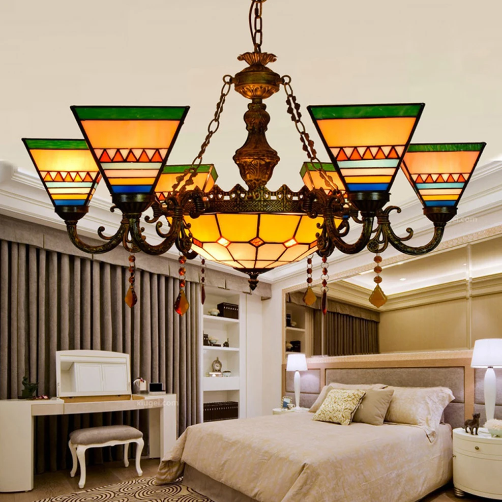 

led e27 Tiffany Glass Alloy LED Lamp LED Light.Pendant Lights.Pendant Lamp.Pendant light For Dinning Room Foyer