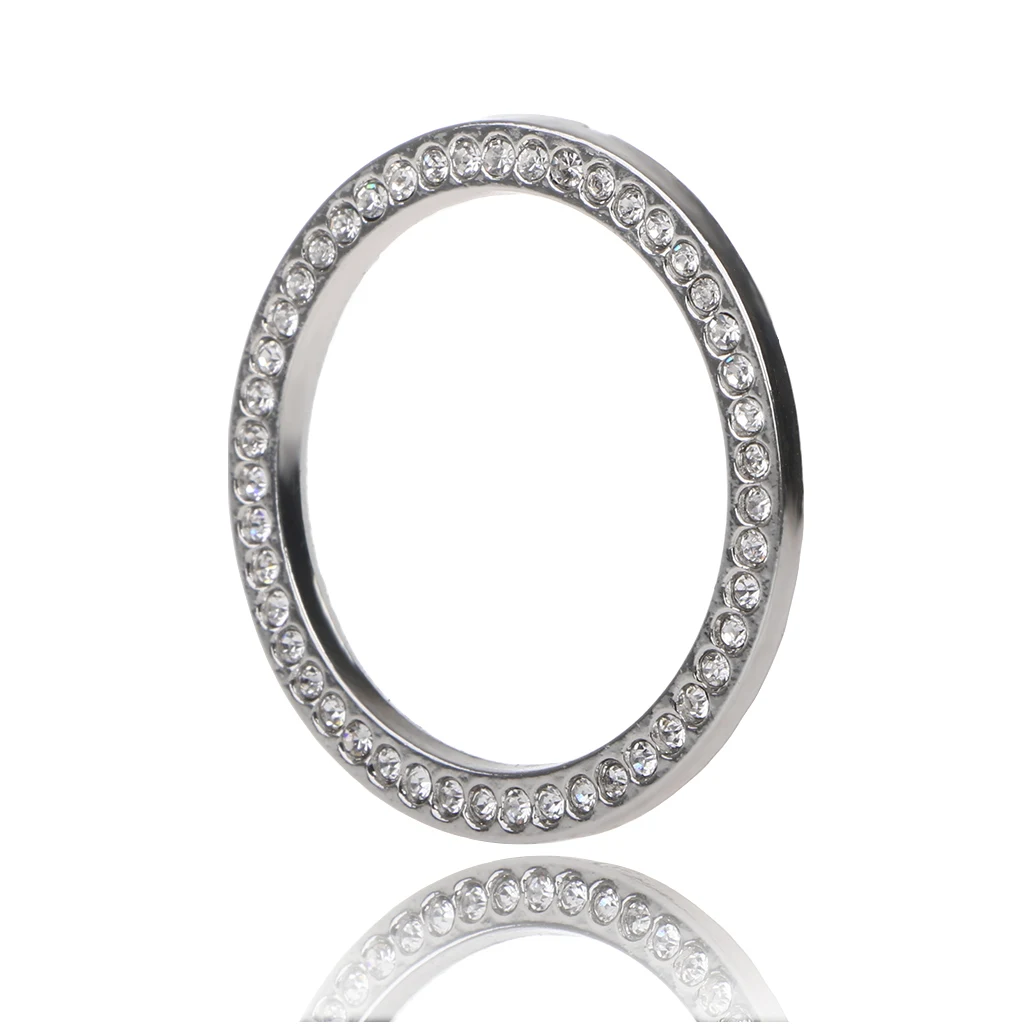 

Fashion Crystal Rhinestone Decor Car Engine Start Key Ring Start Stop Ignition Button Sticky Ring