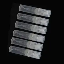 10 шт./лот, 3 мл/5 мл, пустой косметический флакон духов, пустой распылитель для духов, распылитель, образец распылителя, маленькая Мини Бутылка для многоразового использования