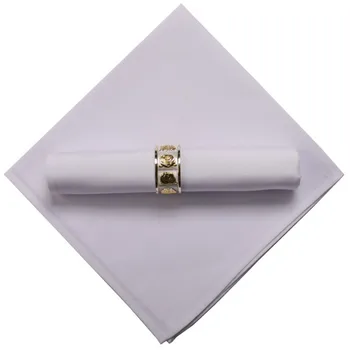 

100pcs Linen Decorated Napkins Polyester Napkin Cotton Handkerchief Cloth Diner Banquet Wedding Party Home Decoration Wholesale
