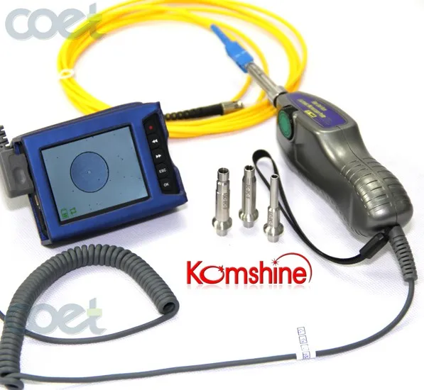 

High Performance Fiber End Face Inspection Probe Komshine KIP-600V Fiber Optic MicroScope Video Inspection Probe and Display