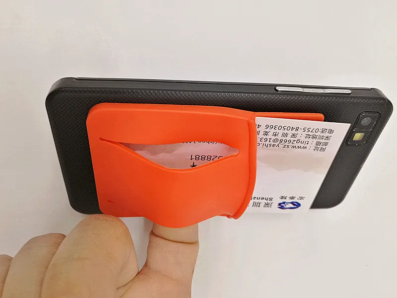 

universal mobile phone Card Holder Adhesive Sticker Back Cover Card slot Pouch For smartphone Phone