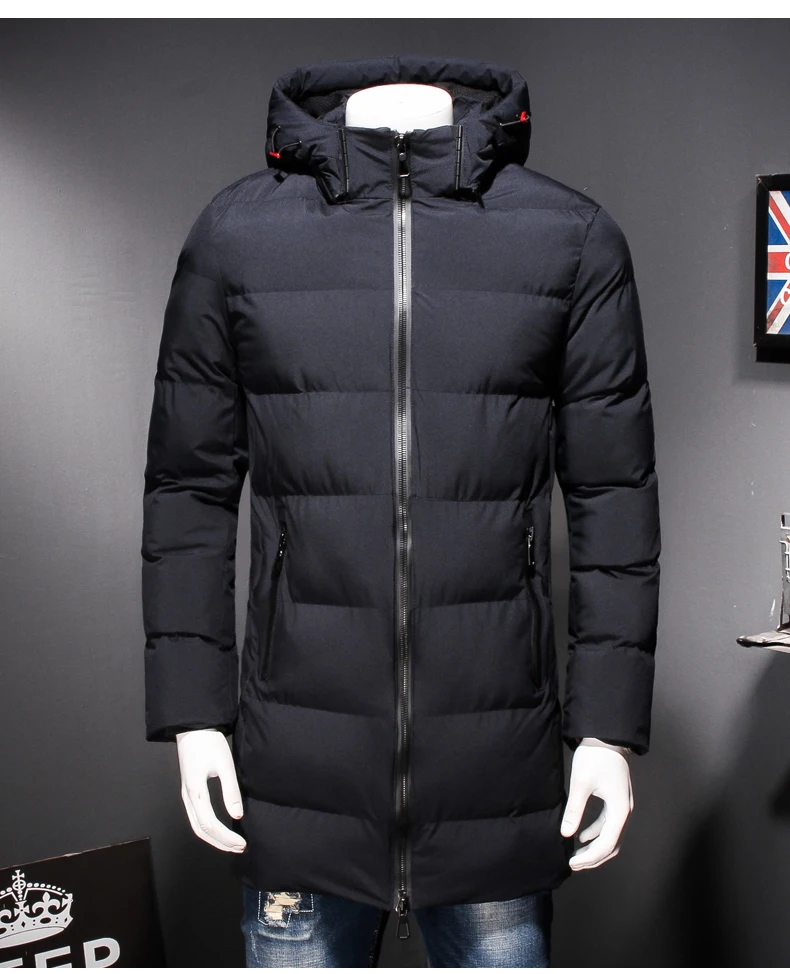 Большие размеры 8XL 7XL зимняя куртка мужская Тонкая Толстая теплая одежда наивысшего качества ветрозащитная одежда на молнии для мужчин модные зимние пальто для мужчин